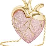 Jw Pei Womens Maren Artificial Crystal Heart Shaped Bag 150x150