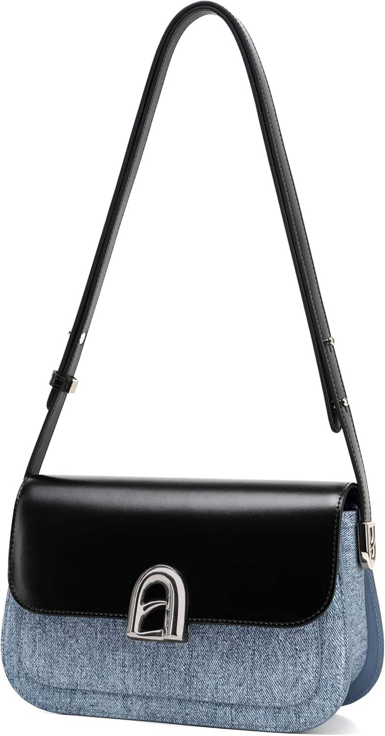 Lafestin Split Leather Shoulder Bag For Women With Adjustable Strap Crossbody Purses For Women Designer Inspire Handbags 3