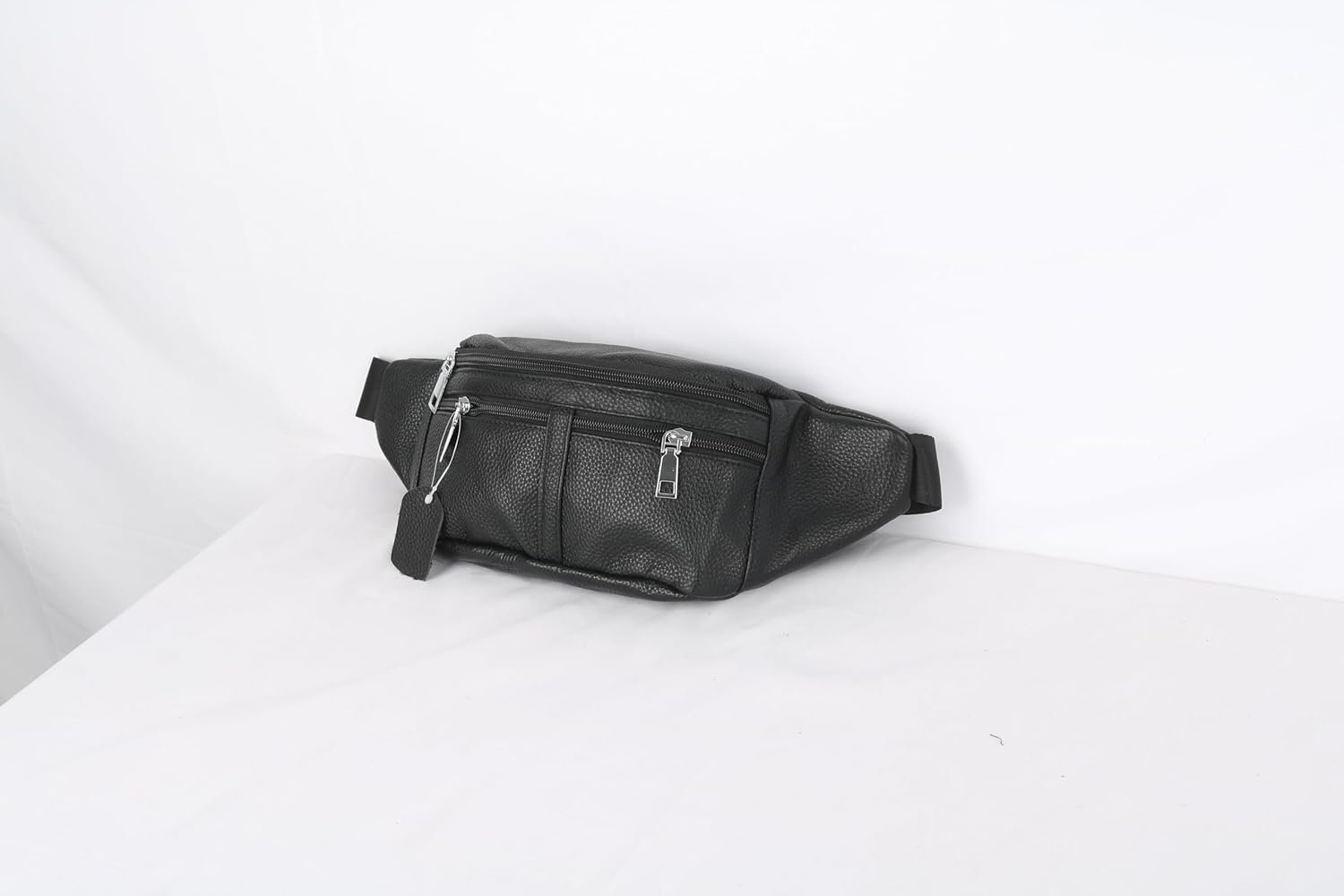 Leather Fanny Pack Travel Waist Bag 7 Pockets Waist Packsuitable For Outdoor Mountaineering Travel Camping Cycling Runni 4