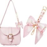 Neptniopllab Polyester Bowknot Shaped Shoulder Strap Extender Exquisite Bowknot Scarf Decoration Replacement Chain For S 150x150