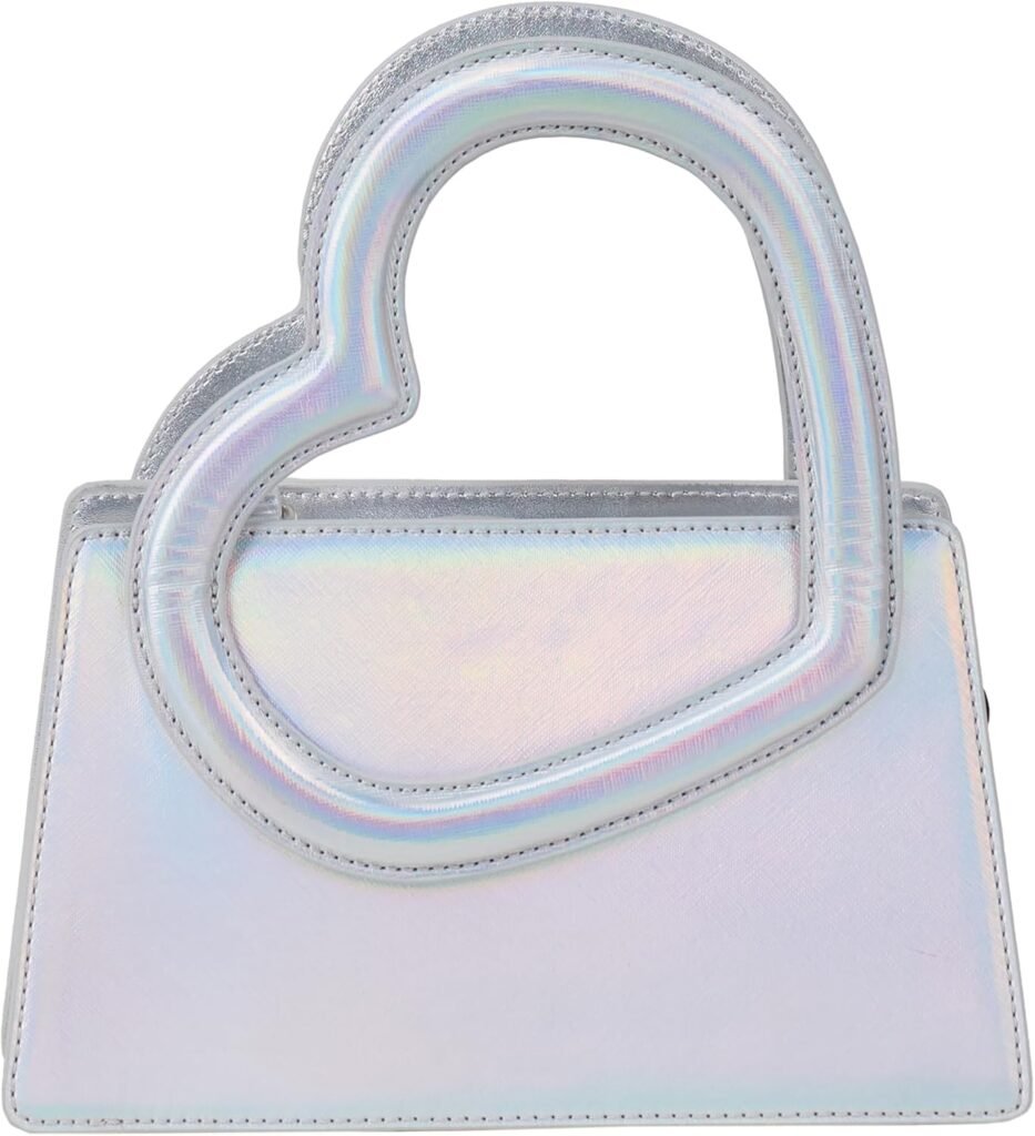 Paris Hilton Te Amo Cutout Heart Handle Removable Strap Handbag Purse Paris Hilton Te Amo Cutout Heart Handle Removable Strap Handbag Purse