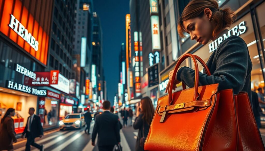 shopping for hermes in japan
