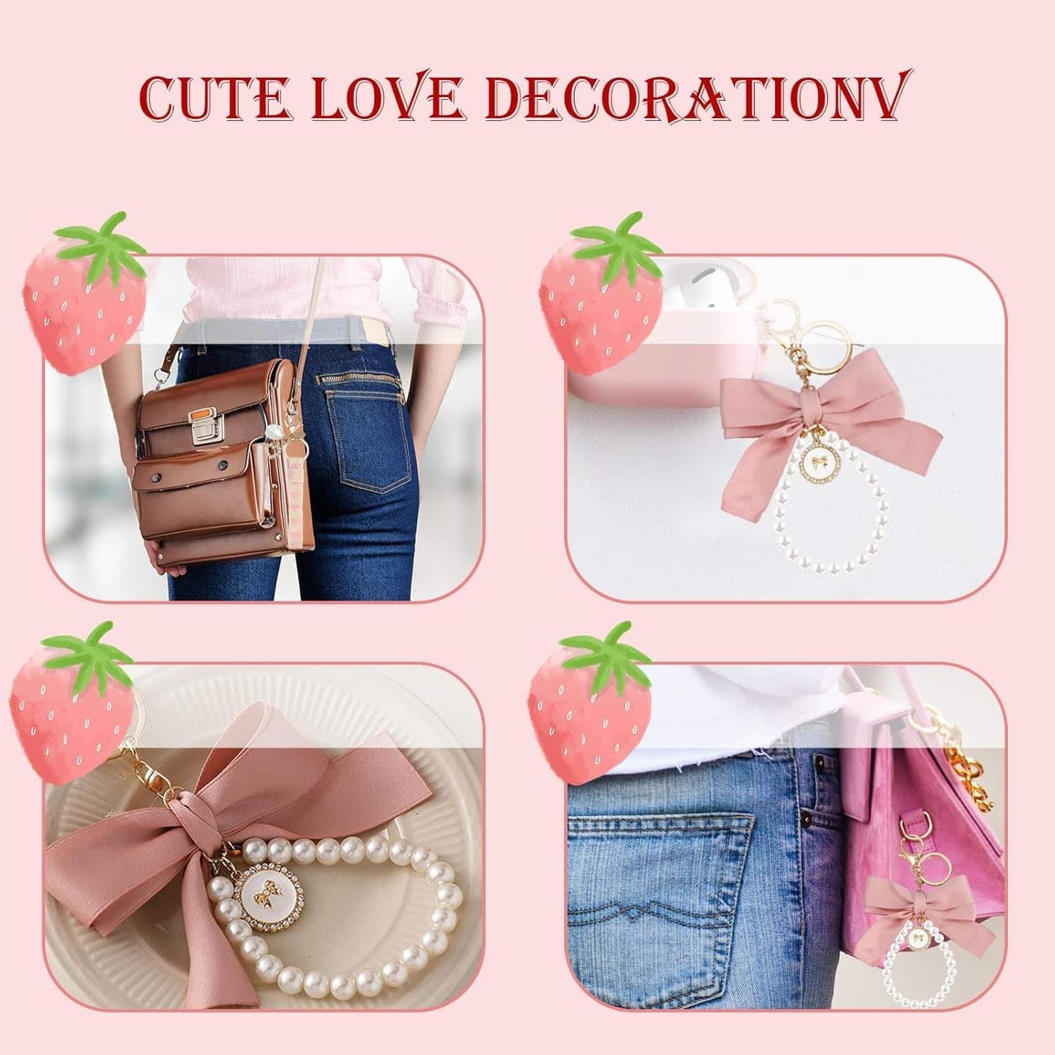 Smuobt Cute Bow Keychain Review