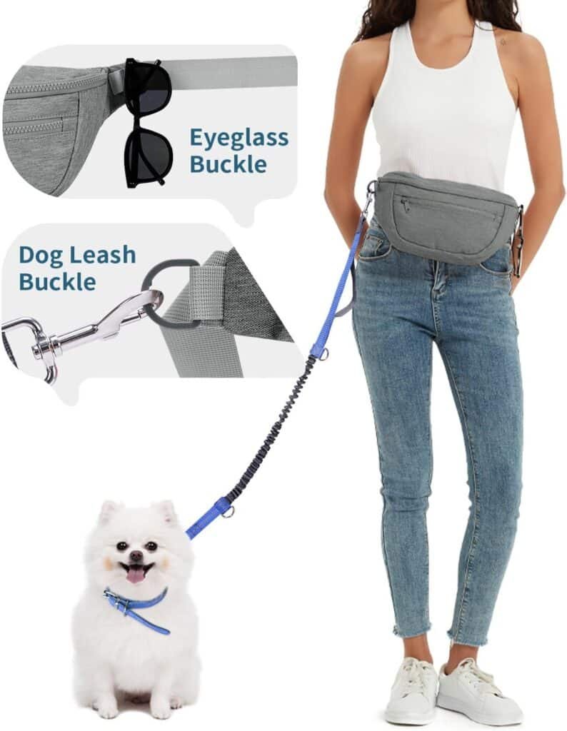 sportsnew Large Fanny Packs for Women, Waist Pack Fashion Crossbody Belt Bags for Walking Running Hiking Travel Bag Black patent pending