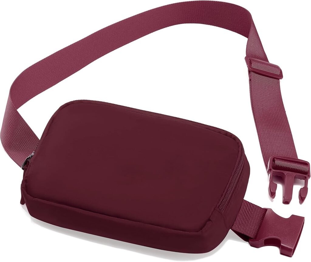 Amazerbst Belt Bag, Fanny Pack, Everywhere Belt Bag,40 Inch Adjustable Strap,Belt Bag for Women and Men,Waterproof