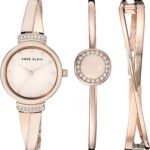 Anne Klein Womens Premium Crystal Accented Watch And Bangle Set 1 150x150