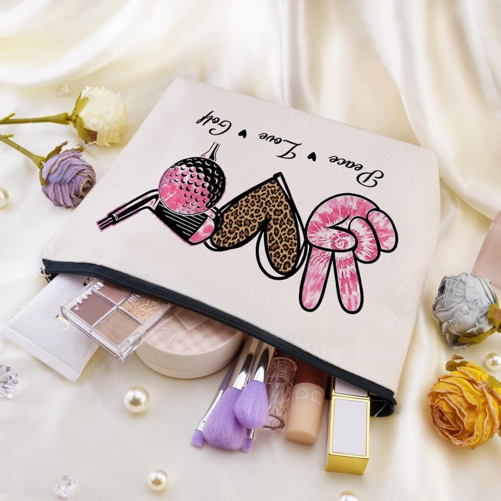 Basketball Gifts for Women Basketball Team Players Makeup Bag Gift Basketball Coach Travel Makeup Pouch Basketball Cosmetic Bag Gifts for Basketball Lover Basketball Party Favors for Her