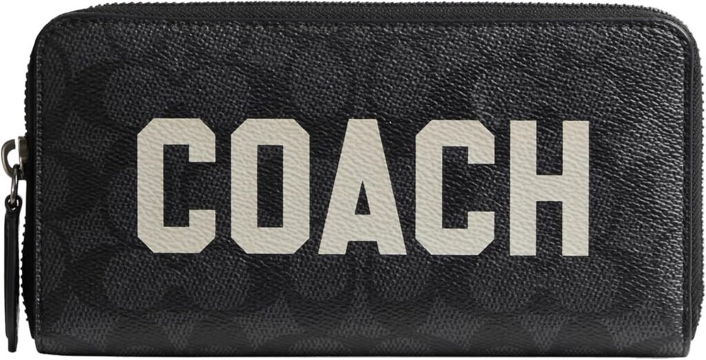 Coach Accordion Wallet in Signature with Coach Graphic
