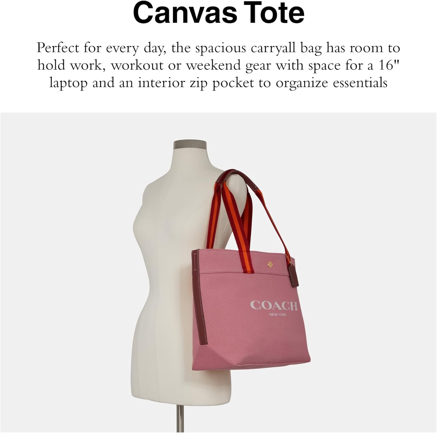 Coach Canvas Tote 4