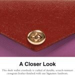 Coach Colorblock Leather Envelope Wallet W Chain And Turnlock 2 150x150