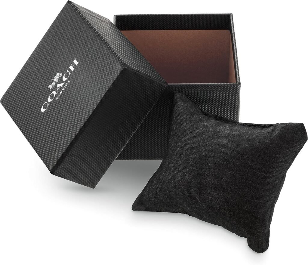 Coach Elliot Womens Watch - 2H Quartz Watch with Genuine Leather - Water Resistant 3 ATM/30 Meters - Premium Fashion - Classic Minimalist Design for Everyday Wear - 28mm (Small)