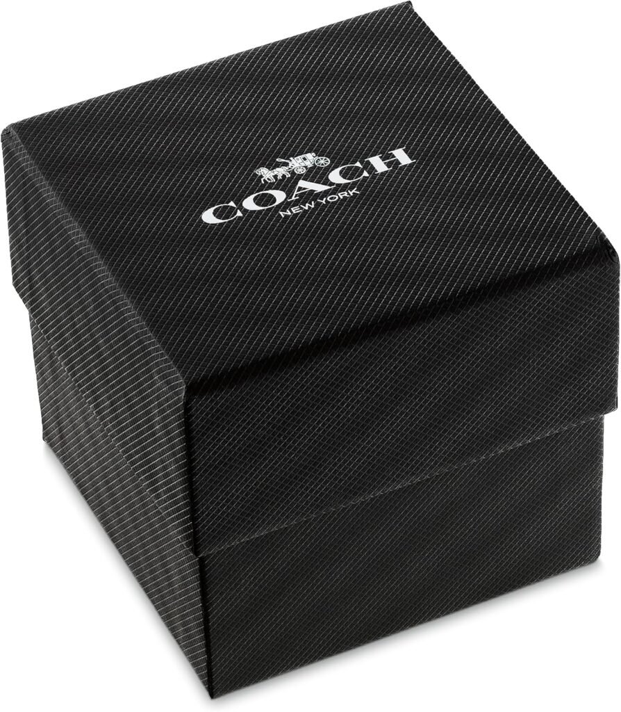 Coach Elliot Womens Watch, Elegant and Sophisticated Style Combined, Premium Quality Timepiece for Everyday Wear, Water Resistant, (Model 14504221)