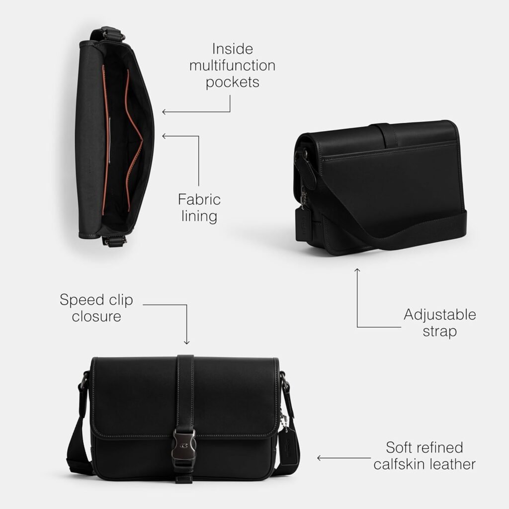 Coach League Messenger Bag, Black