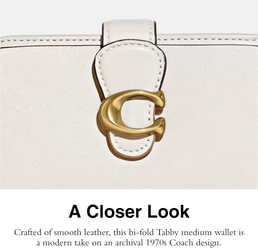 Coach Smooth Leather Tabby Medium Wallet Coach Smooth Leather Tabby Medium Wallet