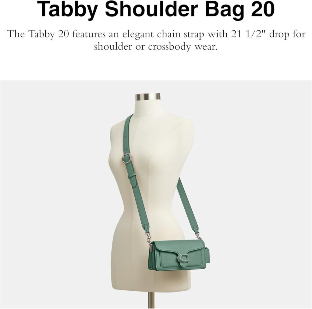 Coach Tabby Shoulder Bag 20, Aquamarine