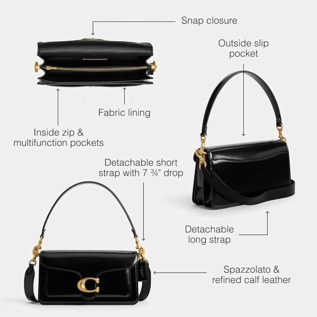 COACH Tabby Shoulder Bag 26, B4/Black