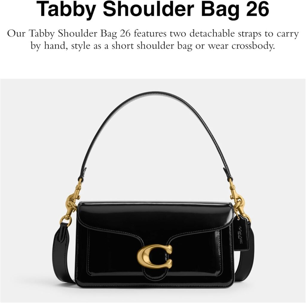 COACH Tabby Shoulder Bag 26, B4/Black