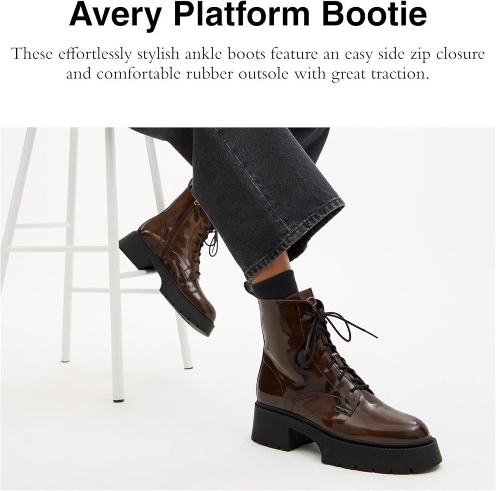 Coach Womens Avery Platform Bootie