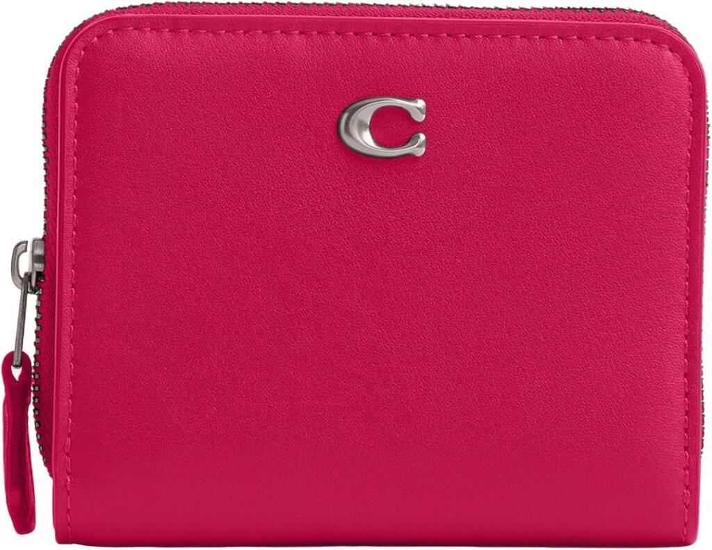 Coach Womens Billfold Wallet Small Zip Around