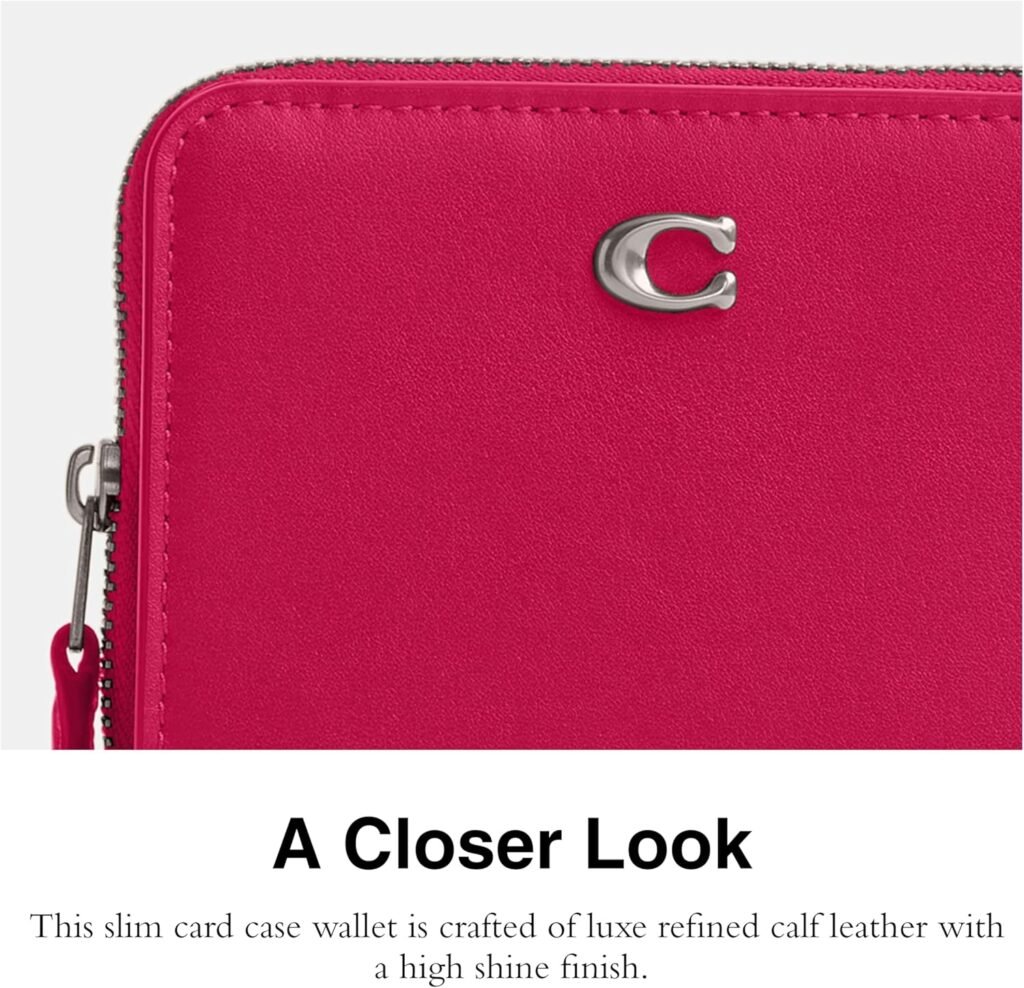 Coach Womens Billfold Wallet Small Zip Around