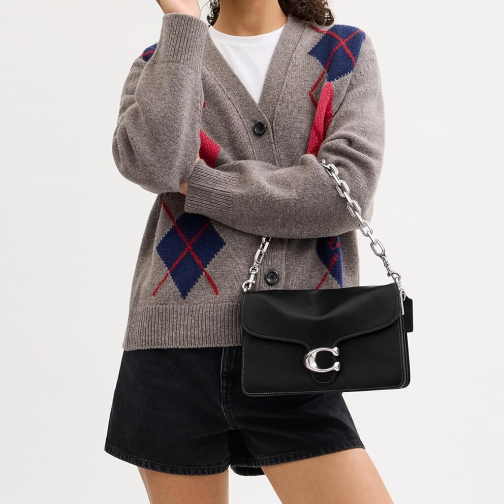 Coach Womens Chain Tabby Shoulder Bag