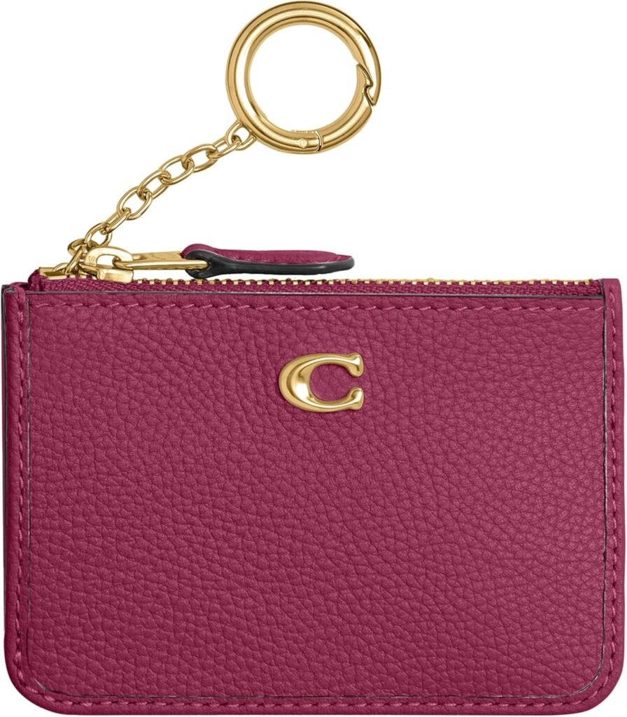 Coach Womens Essential Mini Id Card Case Bi-Fold Wallet