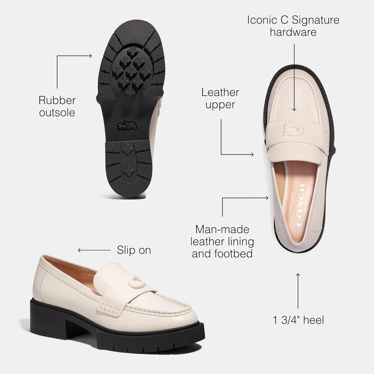 Coach Womens Leah Loafer 16