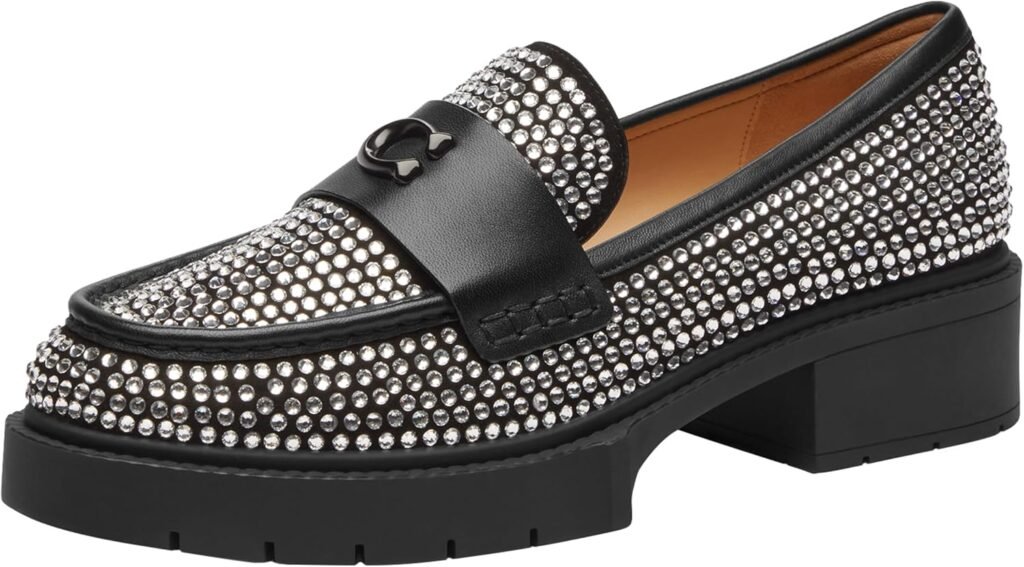 Coach Womens Leah Platform Loafer