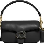 Coach Womens Leather Covered C Closure Pillow Tabby Review 150x150