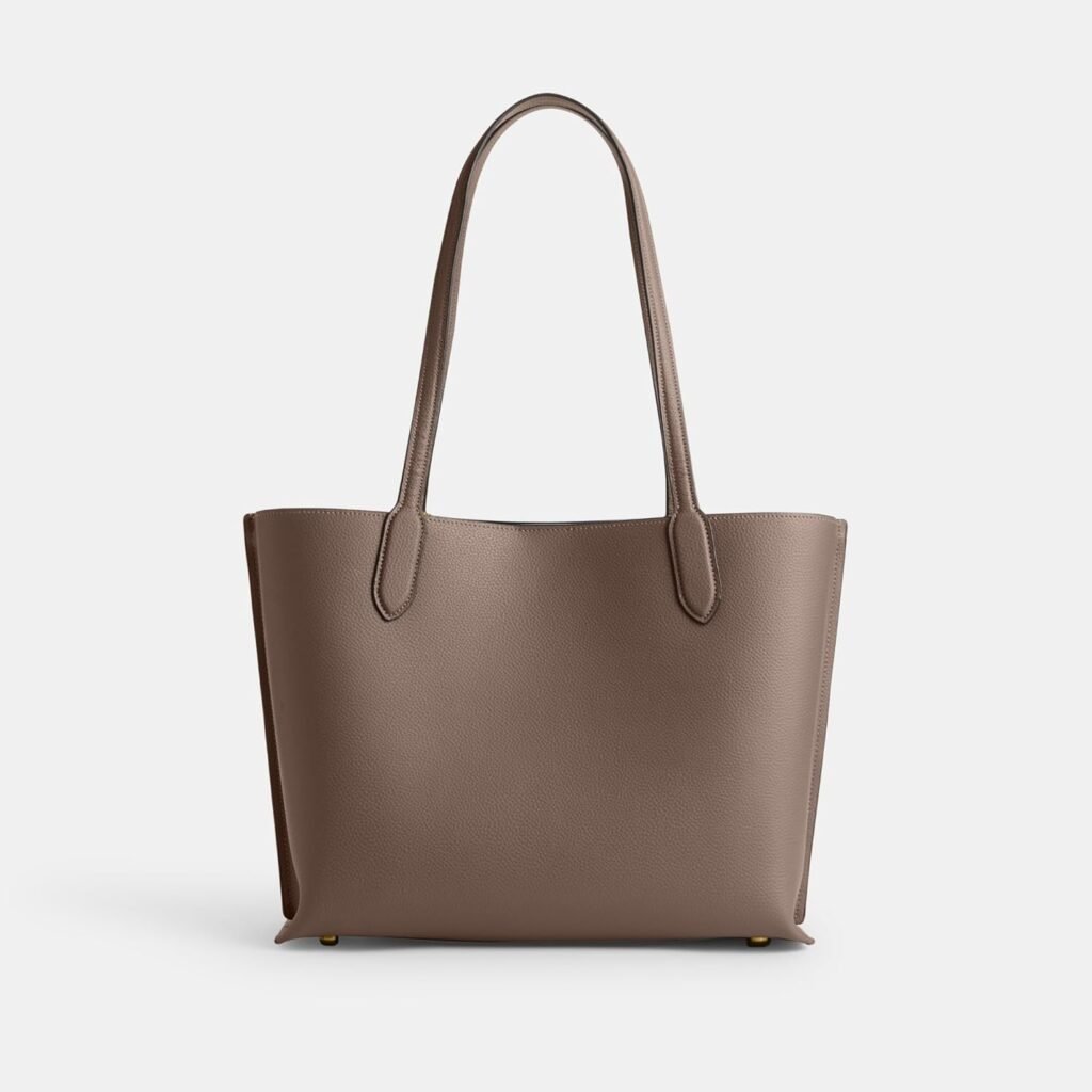 Coach Womens Polished Pebble Leather Willow Tote