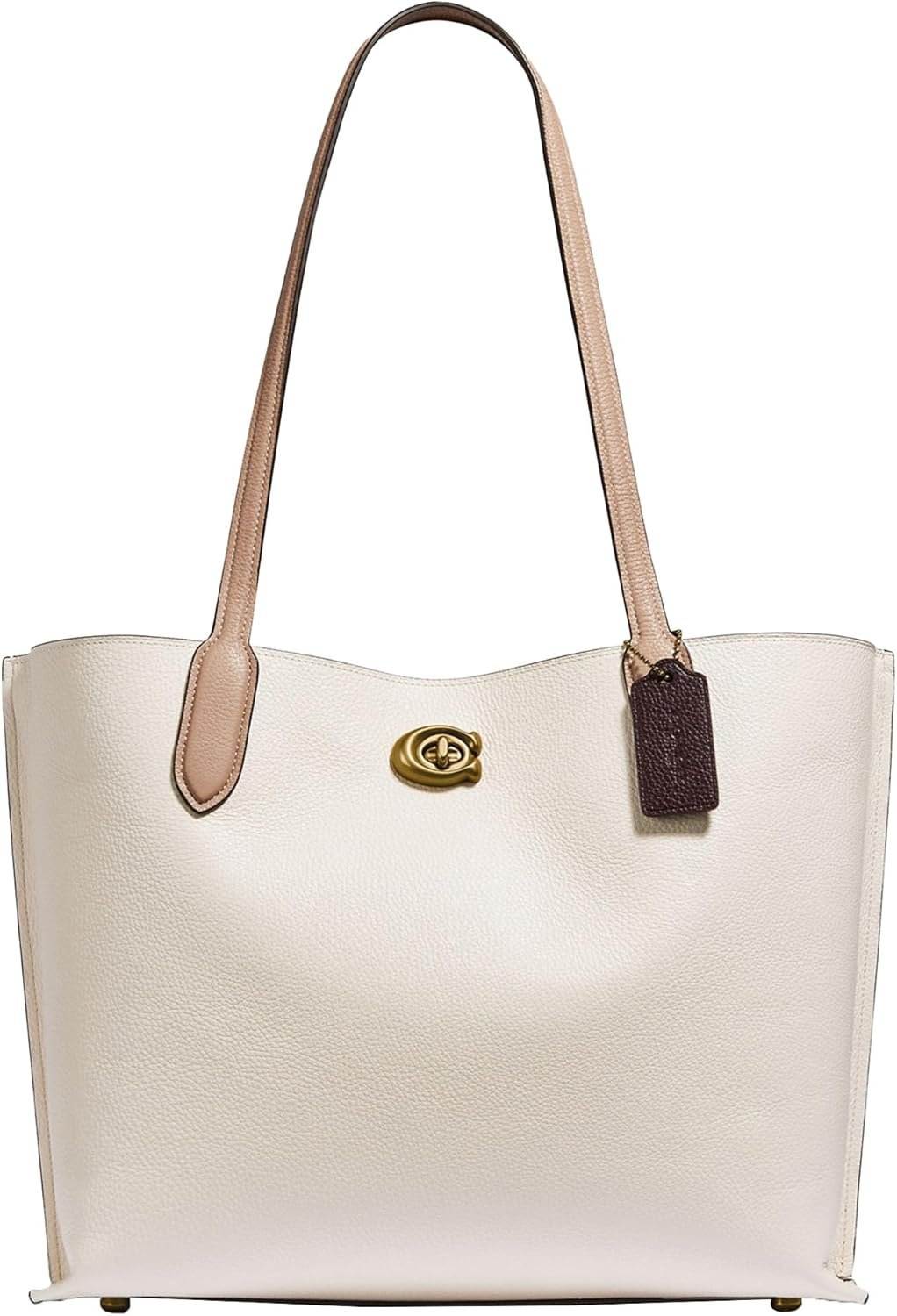 Coach Womens Polished Pebble Leather Willow Tote 8