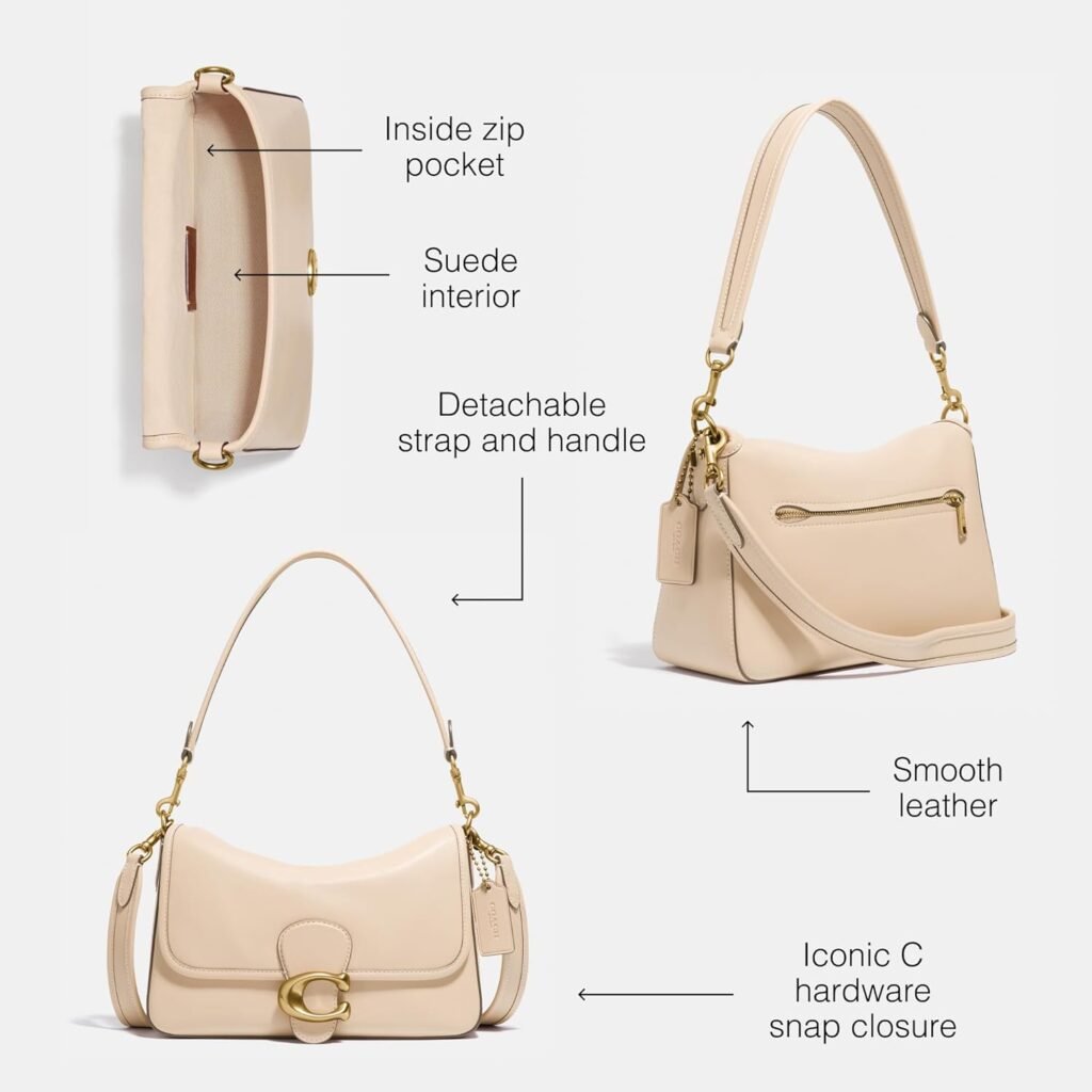 Coach Womens Soft Calf Leather Tabby Shoulder Bag