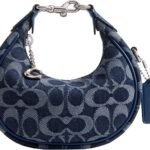 Coach Womens Washed Denim Signature Jonie Bag 150x150
