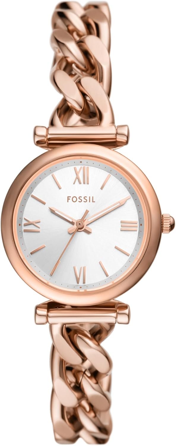 Fossil Womens Carlie Quartz Stainless Steel Three Hand Watch 3