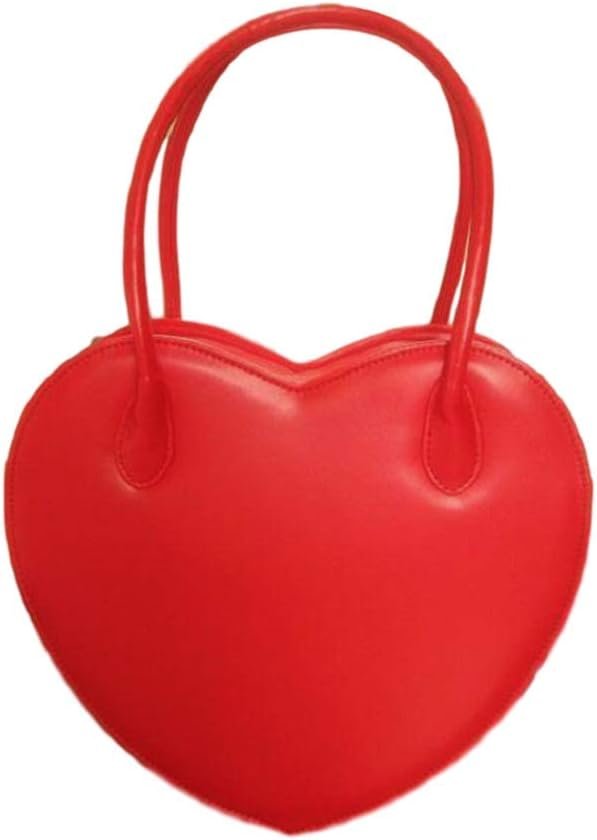 GK-O Fashion Women Heart Shaped Bag Lolita Handbag Clutch Purse Wallet PU Handbag