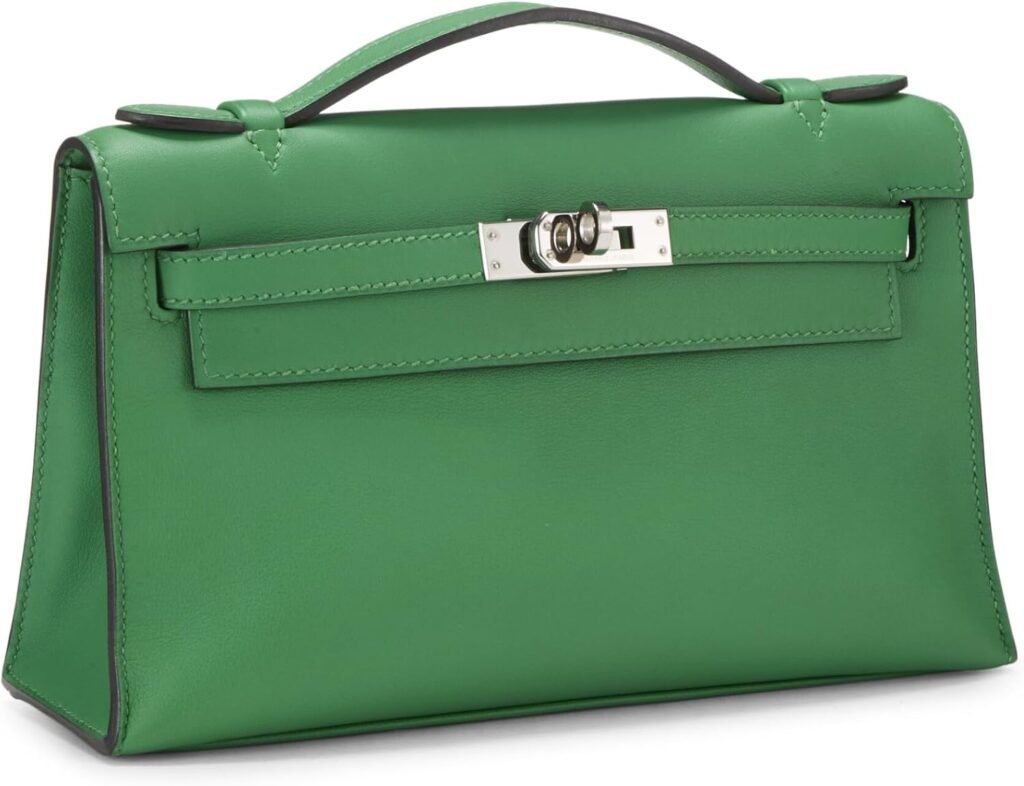 Hermès, Pre-Loved Bambou Swift Kelly Pochette, Bambou : Luxury Stores