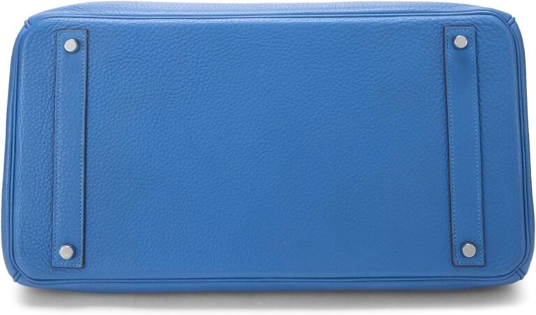Hermès Pre-Loved Blue France Clemence Birkin 40 Review