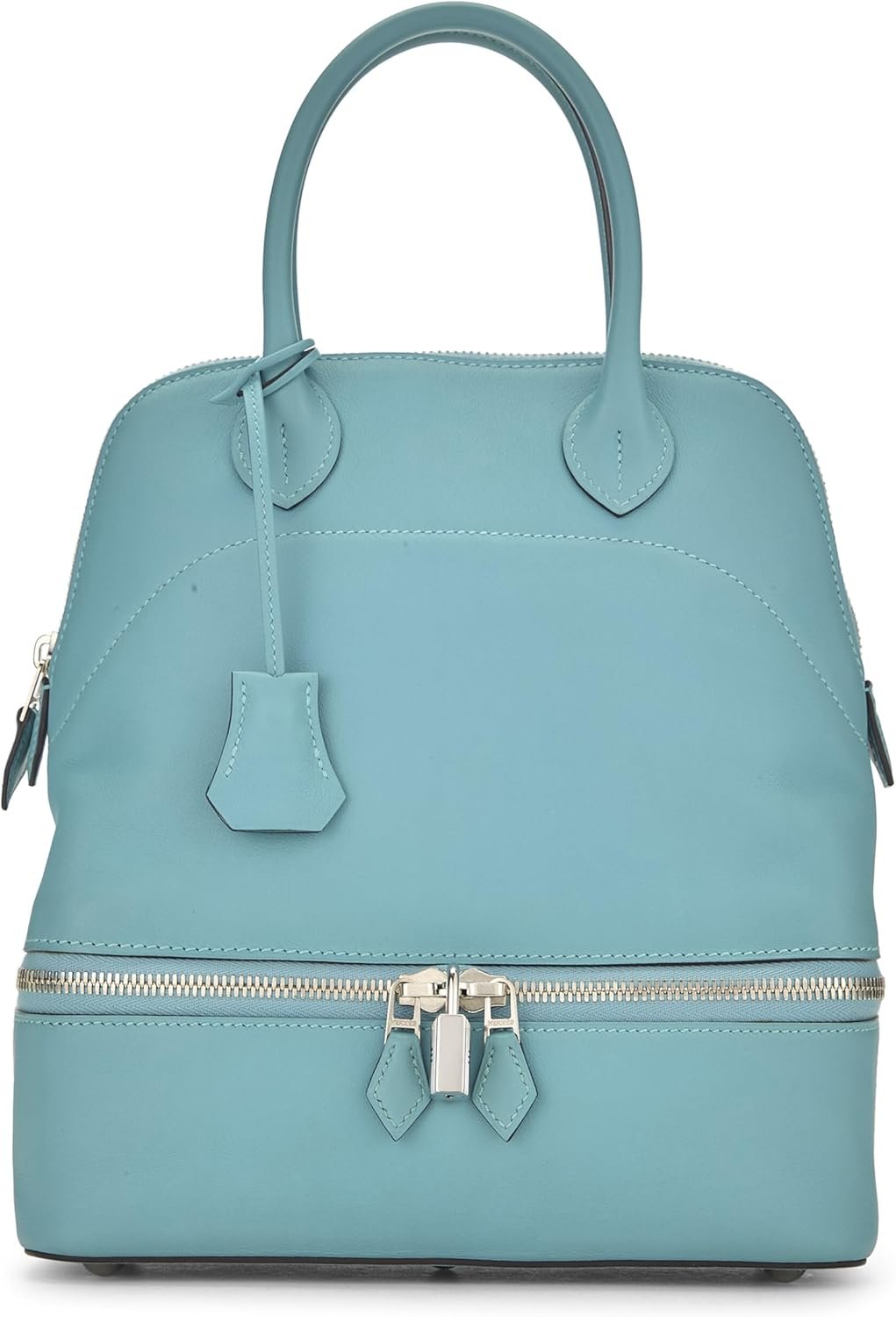 Hermes Pre Loved Blue Saint Cyr Swift Bolide Secret 24 Bleu Saint Cyr Luxury Stores