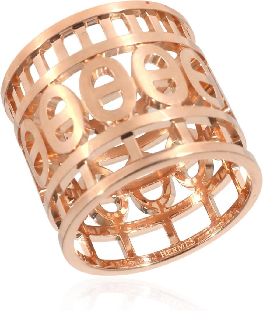 Hermès, Pre-Loved, Chaine DAncre, 6.25, 18K Rose Gold : Clothing, Shoes  Jewelry