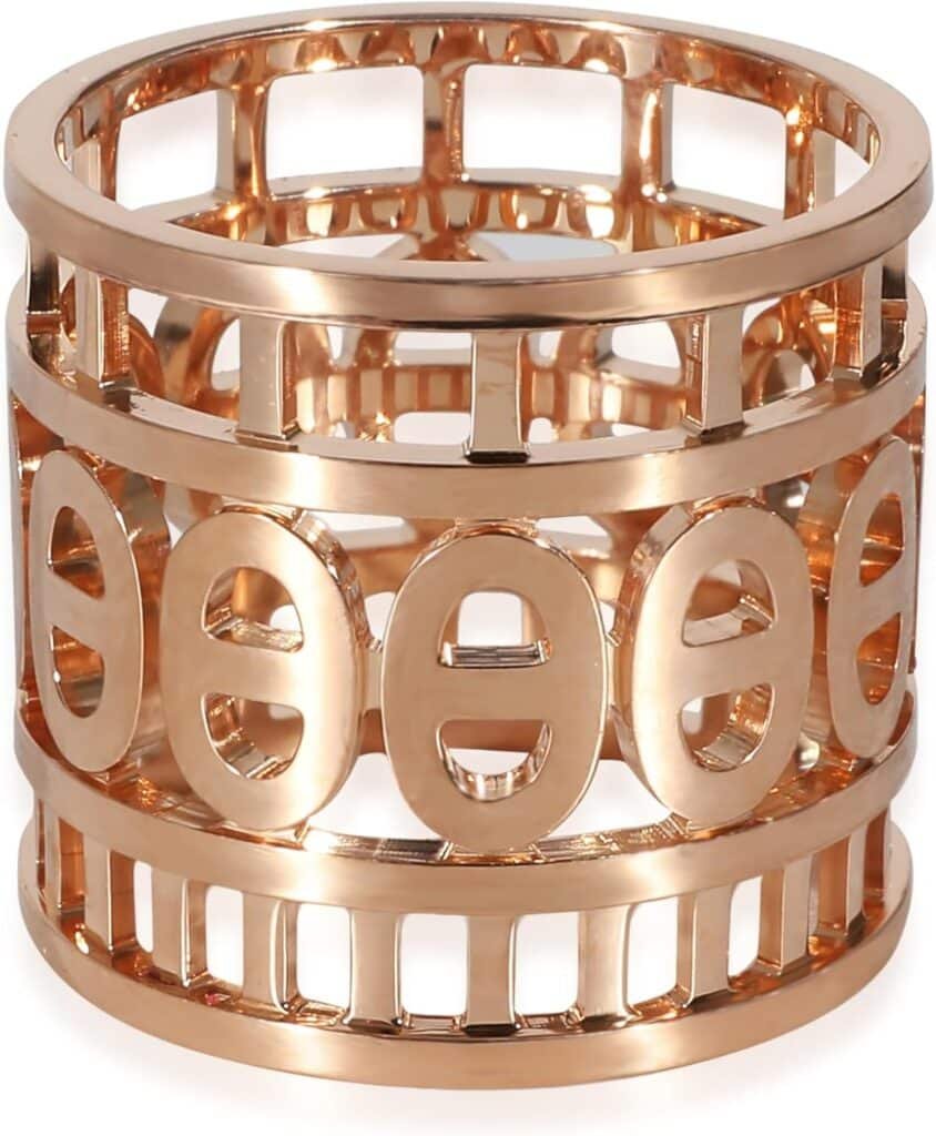Hermès, Pre-Loved, Chaine DAncre, 6.25, 18K Rose Gold : Clothing, Shoes  Jewelry