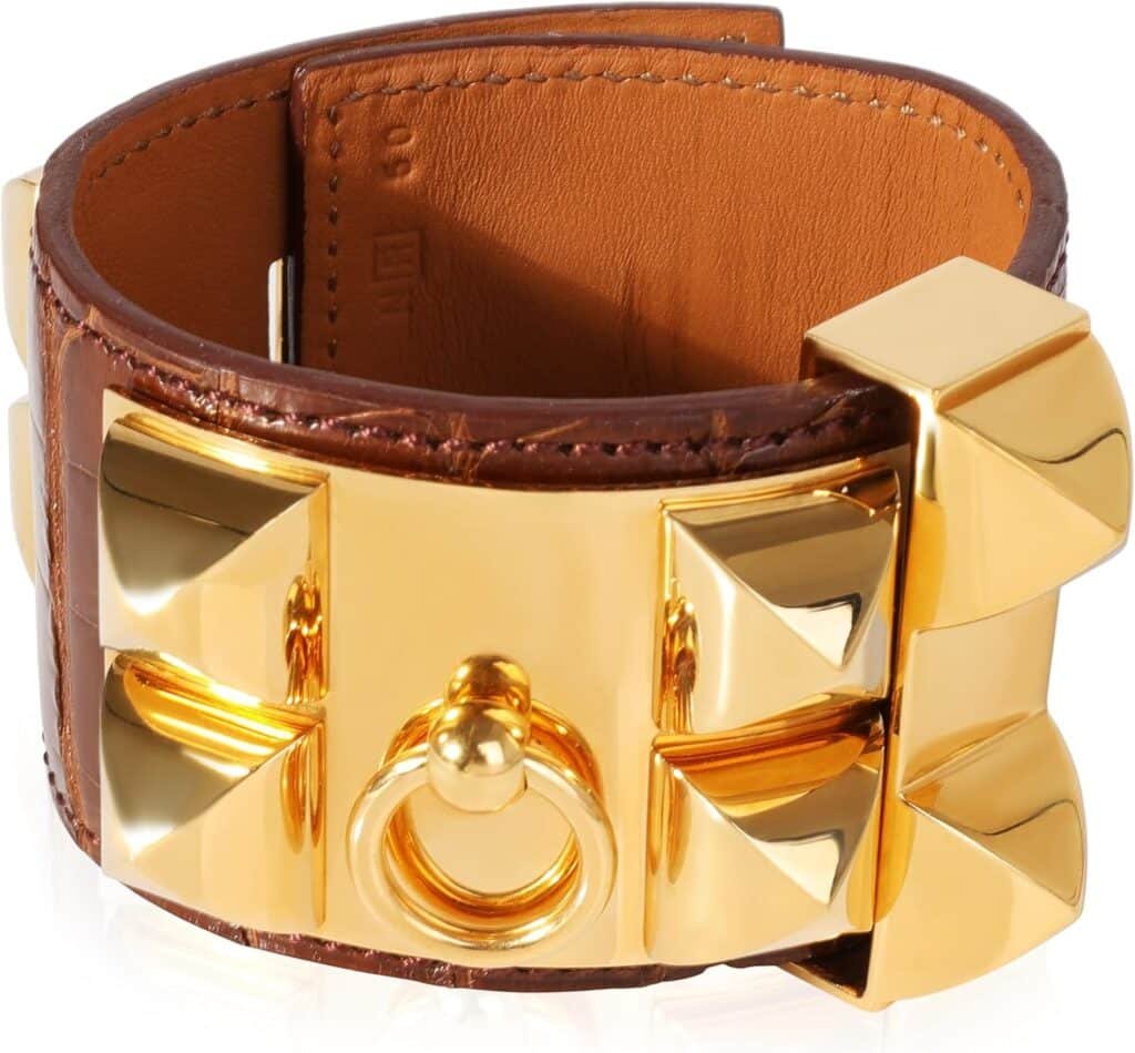 Hermès, Pre-Loved, Collier De Chien, 6 in, Base Metal. : Clothing, Shoes  Jewelry