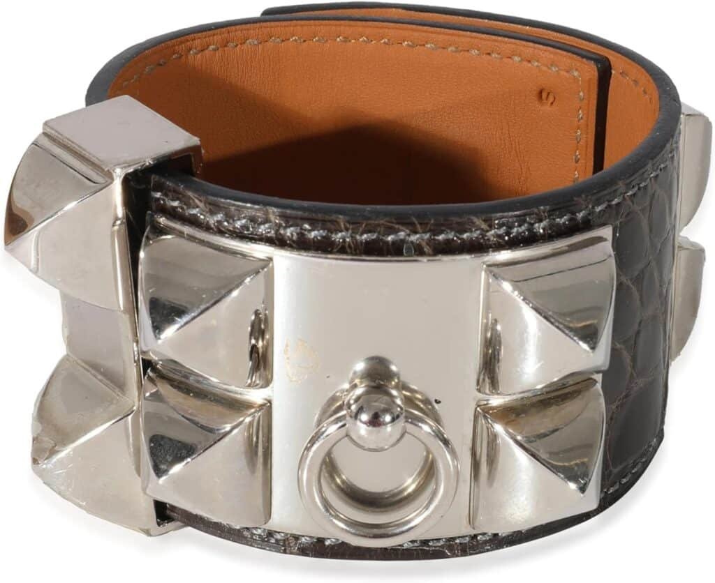 Hermès, Pre-Loved Collier De Chien Bracelet, 8 in, Base Metal : Clothing, Shoes  Jewelry