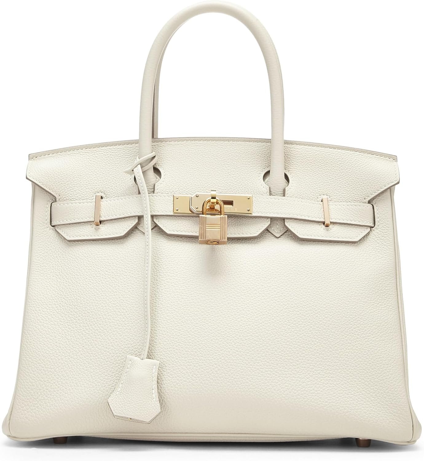 Hermes Pre Loved Craie Togo Birkin 30 Cream Luxury Stores