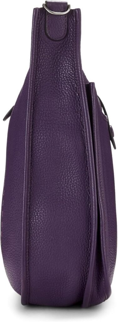 Hermès, Pre-Loved Ultraviolet Clemence Evelyne III GM, Purple : Luxury Stores