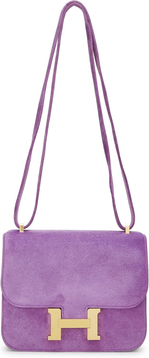 Hermes Pre Loved Violet Doblis Constance 18cm Violet Luxury Stores