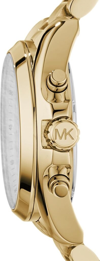 Michael Kors Bradshaw Chronograph Gold-Tone Stainless Steel Womens Watch (Model: MK5605) Michael Kors Bradshaw Chronograph Gold-Tone Stainless Steel Womens Watch (Model: MK5605)