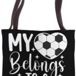 My Heart Belongs To A Soccer Coach Wife Of A Soccer Coach Tote Bag 150x150
