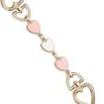 Songkisszq Purse Chainbag Extender Purse Chain Strap For Women Crossbody Bags Purse Shoulder Belt Chain Pink Heart 150x150