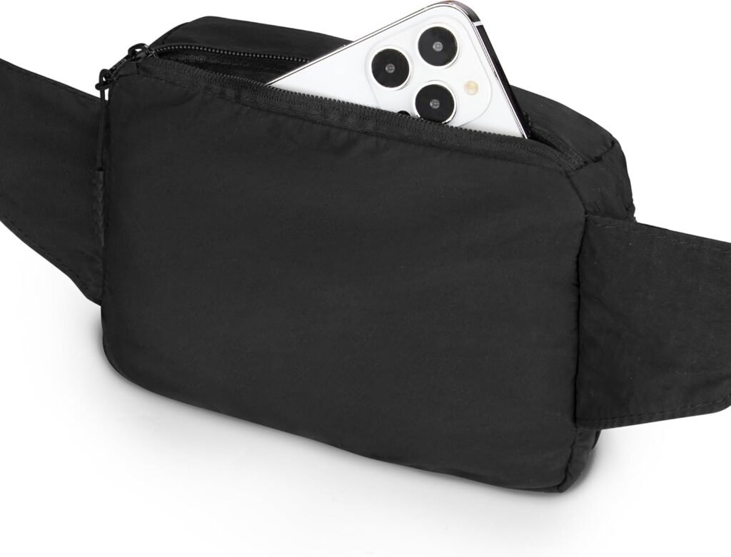 Unisex Mini Belt Bag with Adjustable Strap Small Fanny Pack for Workout Running Traveling Hiking