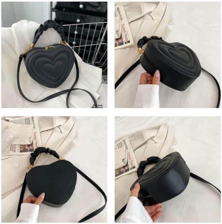 Womens Love Heart Shape Shoulder Bag Review